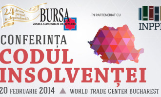 Conferinta CODUL INSOLVENTEI – Bucuresti, 20 februarie 2014